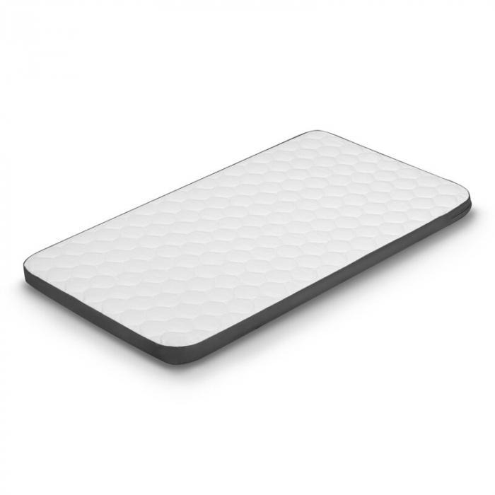 Patut co-sleeper, Lionelo, Aurora, 3 in 1, functie leganare, Include saltea si geanta transport, 5 pozitii pe inaltime, Pana la 9 kg, Grey Graphite [20]
