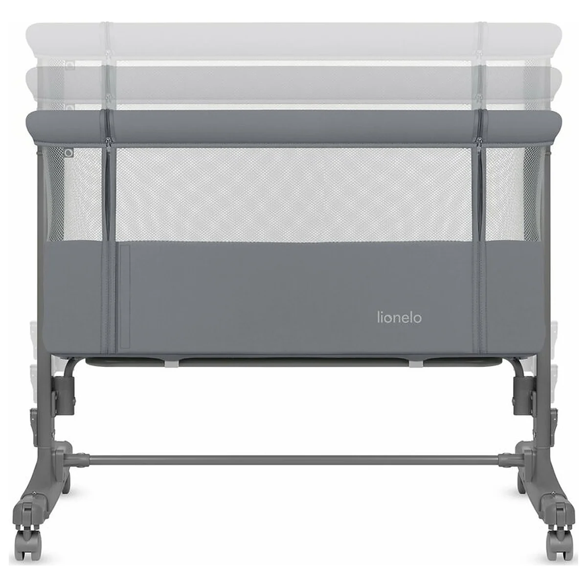Patut co-sleeper, Lionelo, Aurora, 3 in 1, Cu leganare si setare unghiulara, Saltea cu densitate T25 si geanta [2]