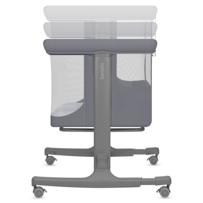 Patut co-sleeper, Lionelo, Aurora, 3 in 1, Cu leganare si setare unghiulara, Saltea cu densitate T25 si geanta [14]