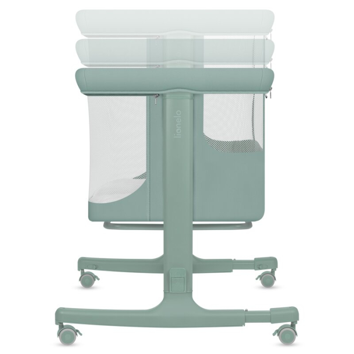 Patut co-sleeper, Lionelo, Aurora, 3 in 1, Cu leganare si setare unghiulara, Saltea cu densitate T25 si geanta [15]