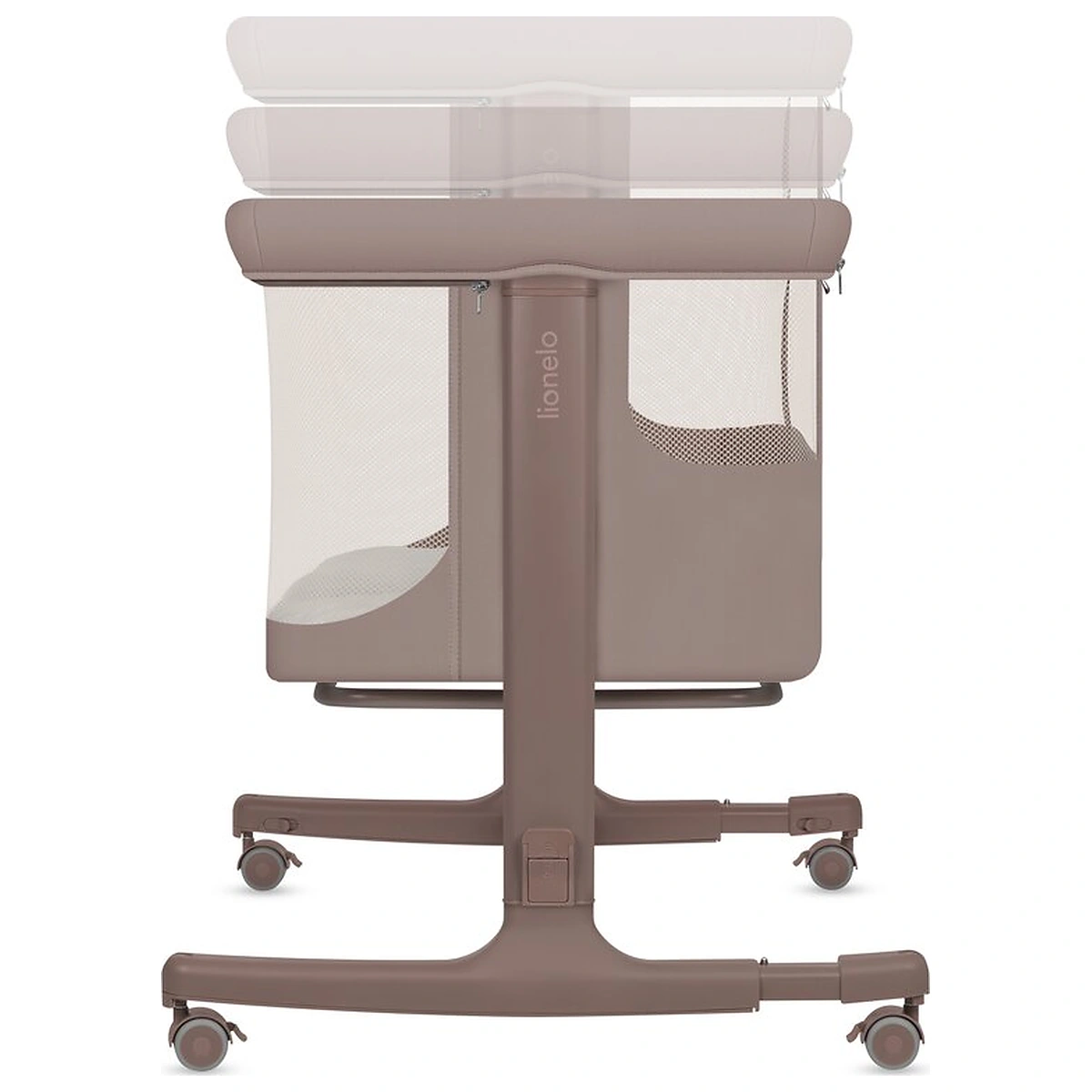 Patut co-sleeper, Lionelo, Aurora, 3 in 1, Cu leganare si setare unghiulara, Saltea cu densitate T25 si geanta [4]