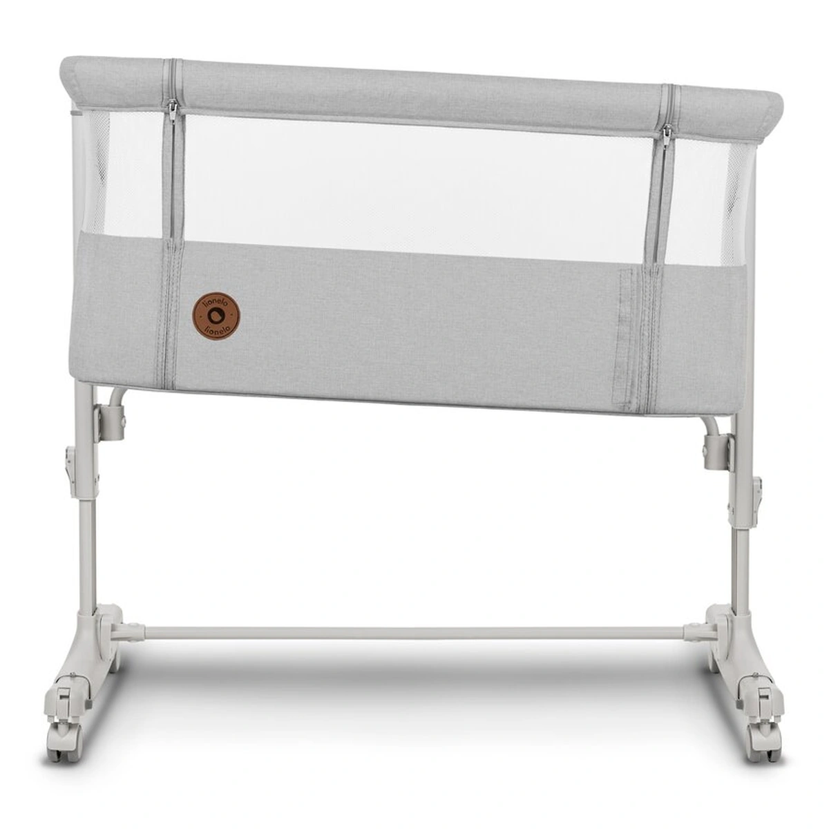 Patut co-sleeper, Lionelo, Aurora, 3 in 1, functie leganare, Include saltea si geanta transport, 5 pozitii pe inaltime, Pana la 9 kg, Beige Sand [10]