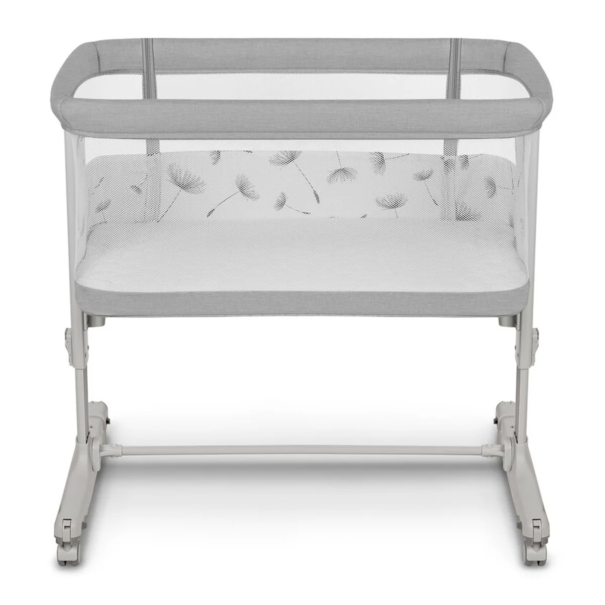 Patut co-sleeper, Lionelo, Aurora, 3 in 1, functie leganare, Include saltea si geanta transport, 5 pozitii pe inaltime, Pana la 9 kg, Beige Sand [8]