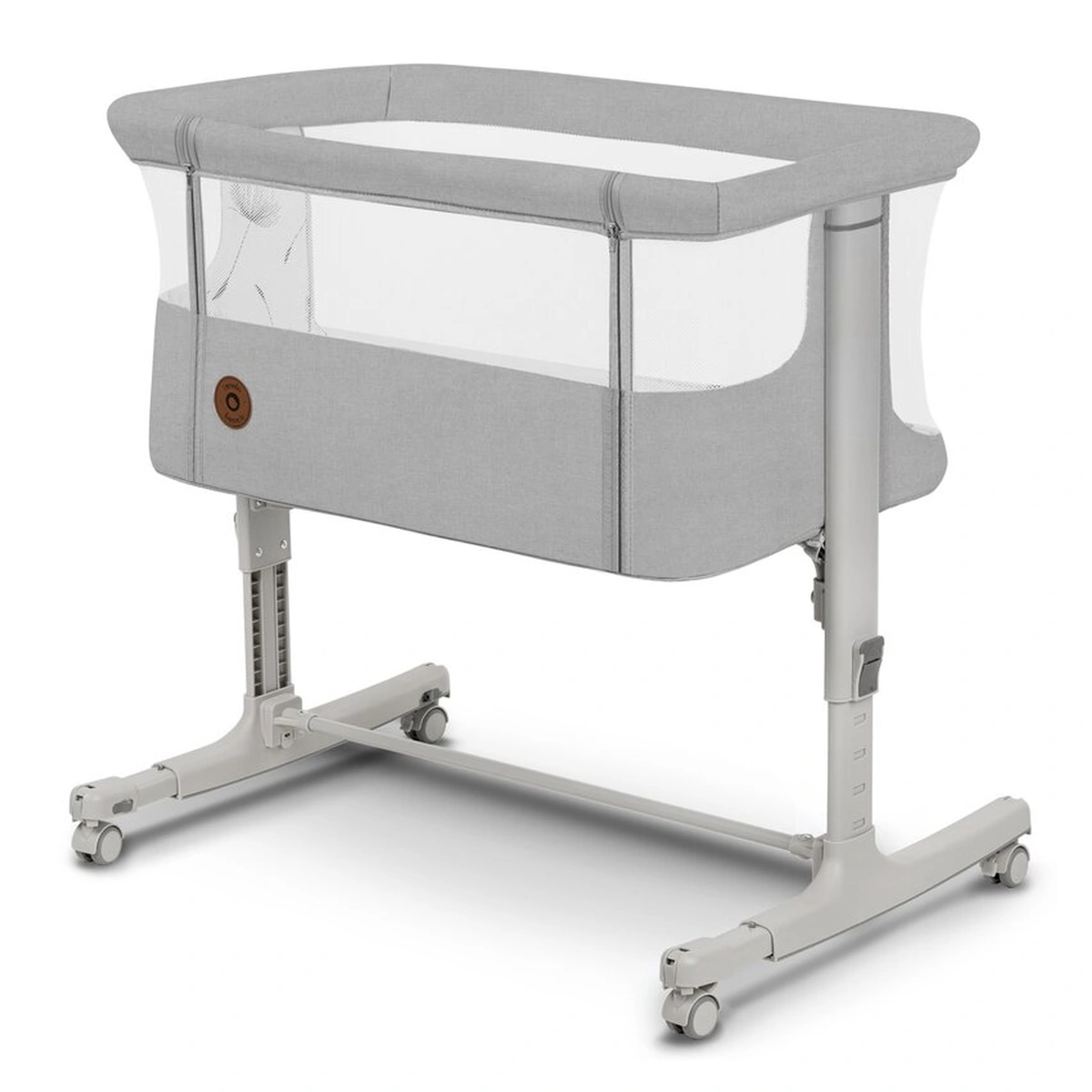 Patut co-sleeper, Lionelo, Aurora, 3 in 1, functie leganare, Include saltea si geanta transport, 5 pozitii pe inaltime, Pana la 9 kg, Beige Sand [4]