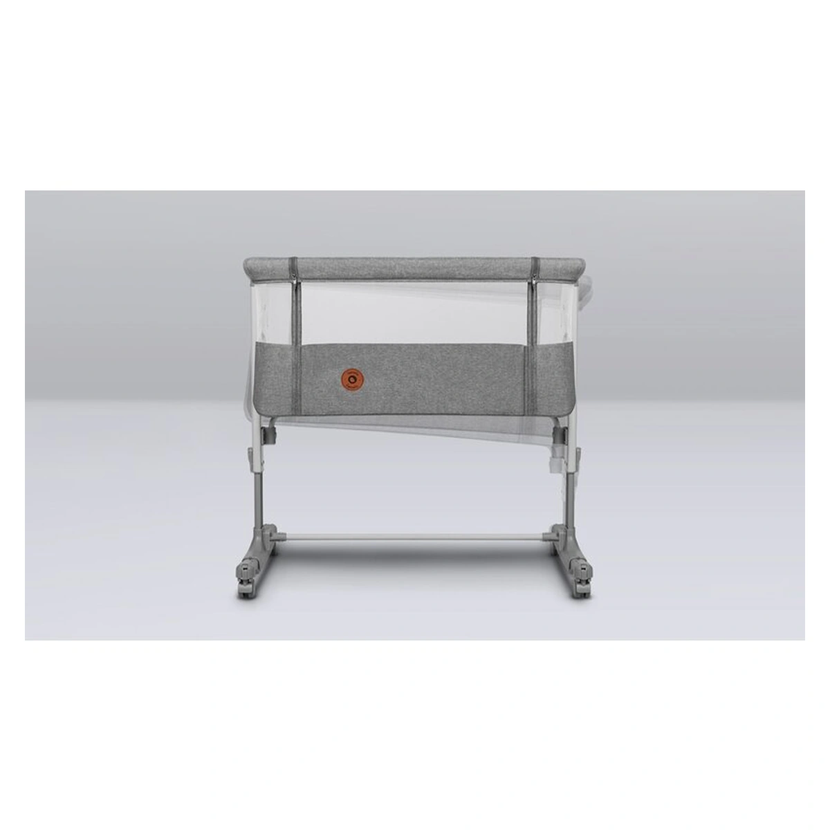 Patut co-sleeper, Lionelo, Aurora, 3 in 1, functie leganare, Include saltea si geanta transport, 5 pozitii pe inaltime, Pana la 9 kg, Grey Concrete [21]