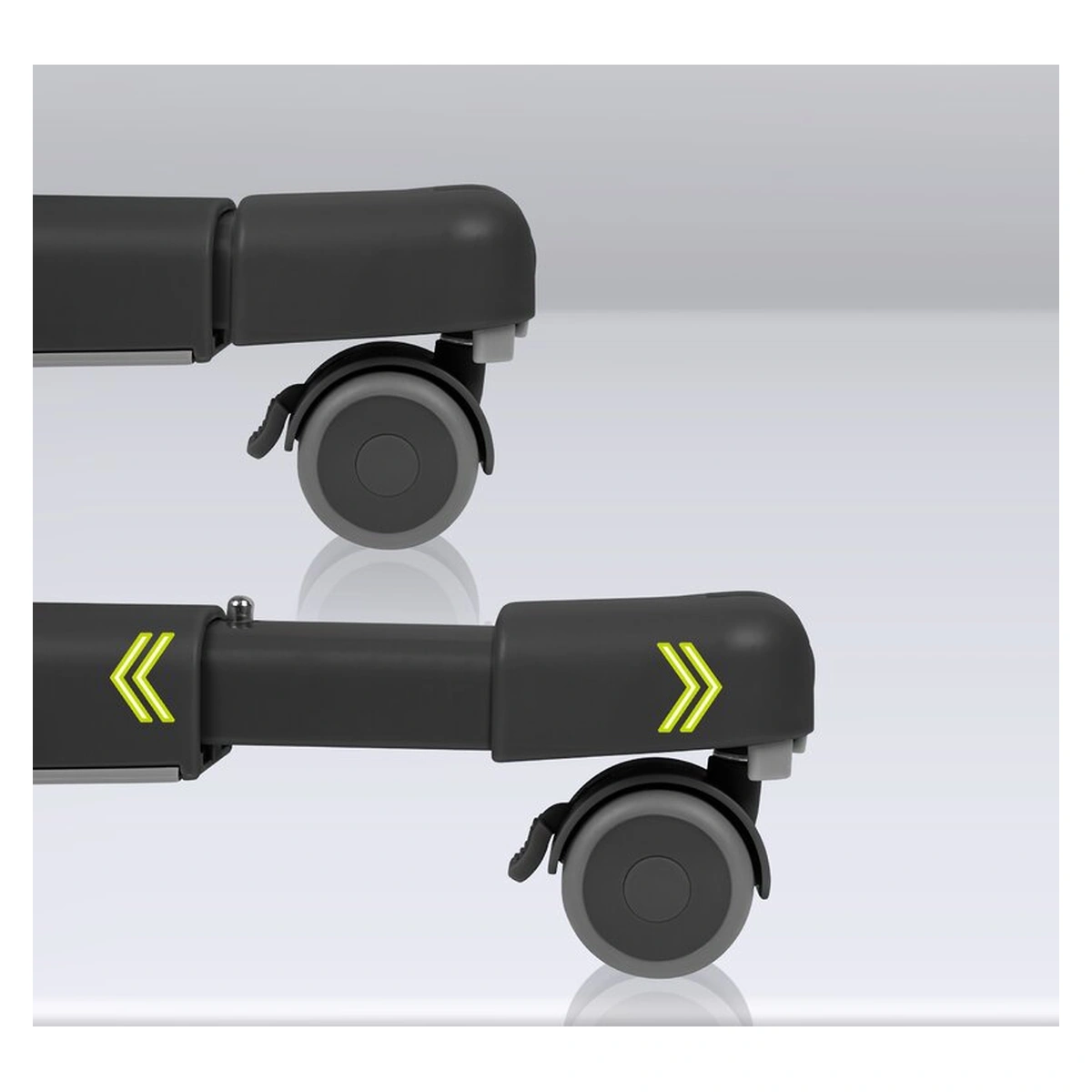 Patut co-sleeper, Lionelo, Aurora, 3 in 1, functie leganare, Include saltea si geanta transport, 5 pozitii pe inaltime, Pana la 9 kg, Grey Graphite [44]