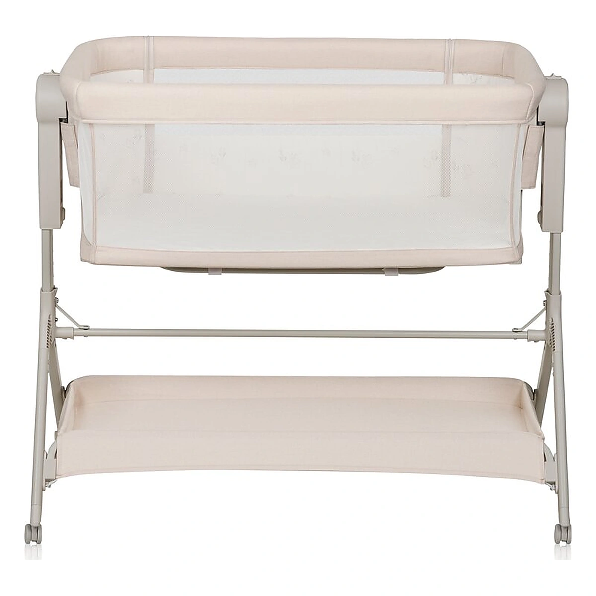 Patut co-sleeper, Lionelo, Leonie Plus, Pliabil, Cu sistem de leganare, Bej [7]