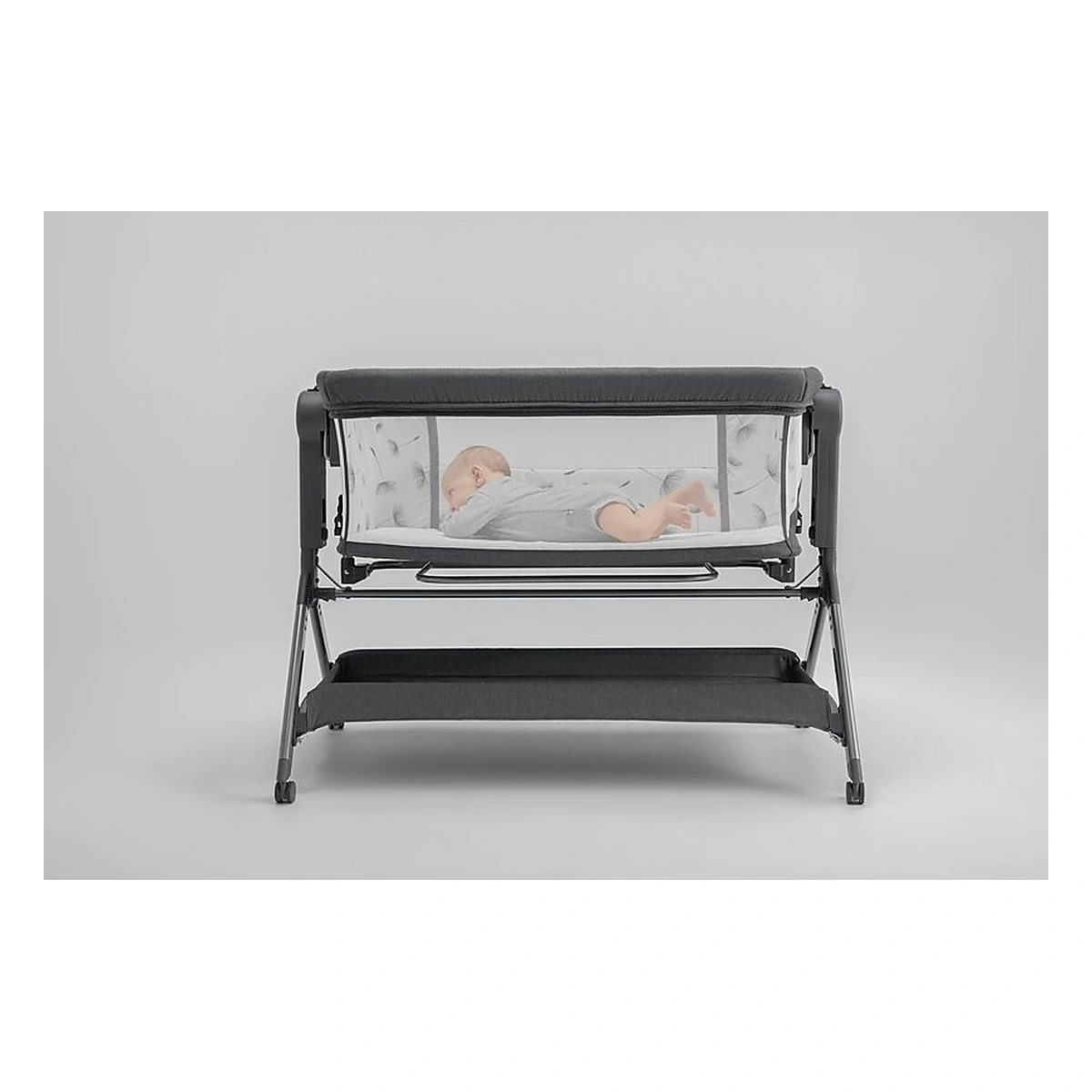 Patut co-sleeper, Lionelo, Leonie Plus, Pliabil, Cu sistem de leganare, Bej [30]