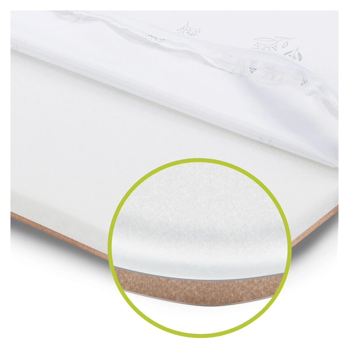Patut co-sleeper Luna, 2 in 1, Cu laterala culisanta, Cu roti, Gri deschis [21]