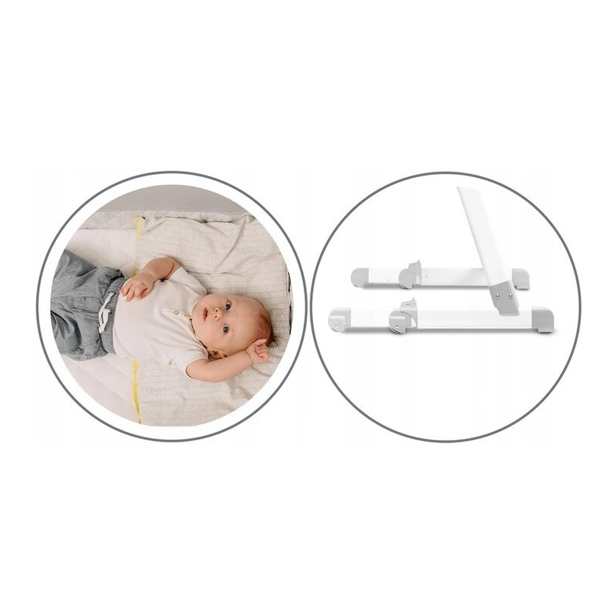 Patut co-sleeper Theo 2 in 1, Dark Grey [25]