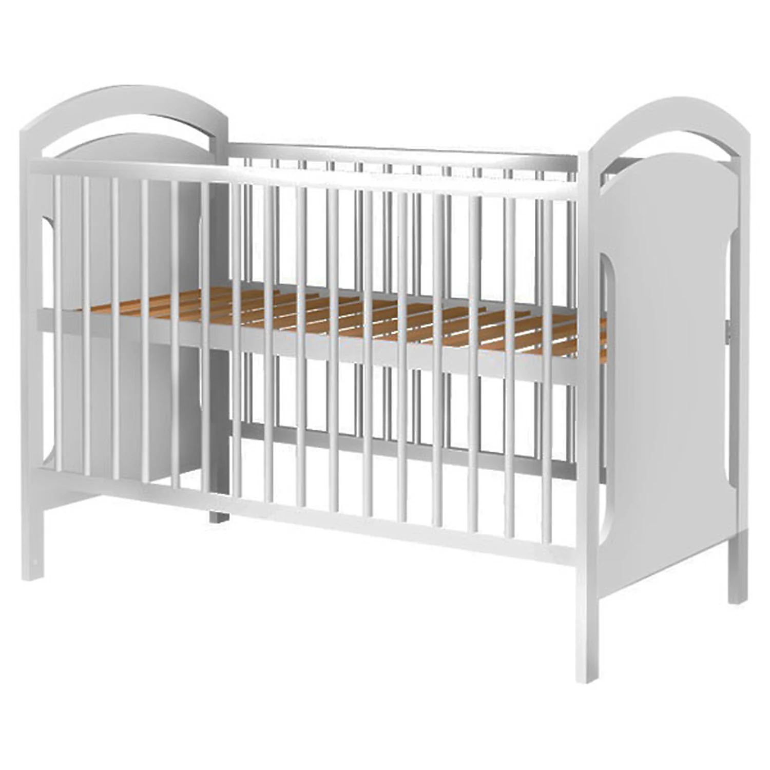 Patut copii din lemn Anita 120x60 cm, Alb [1]