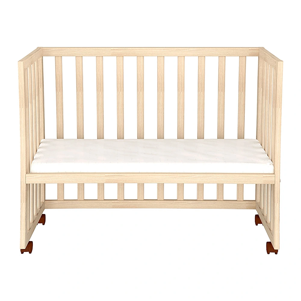 Patut copii din lemn co-sleeper Eva 94x46 cm natur [7]