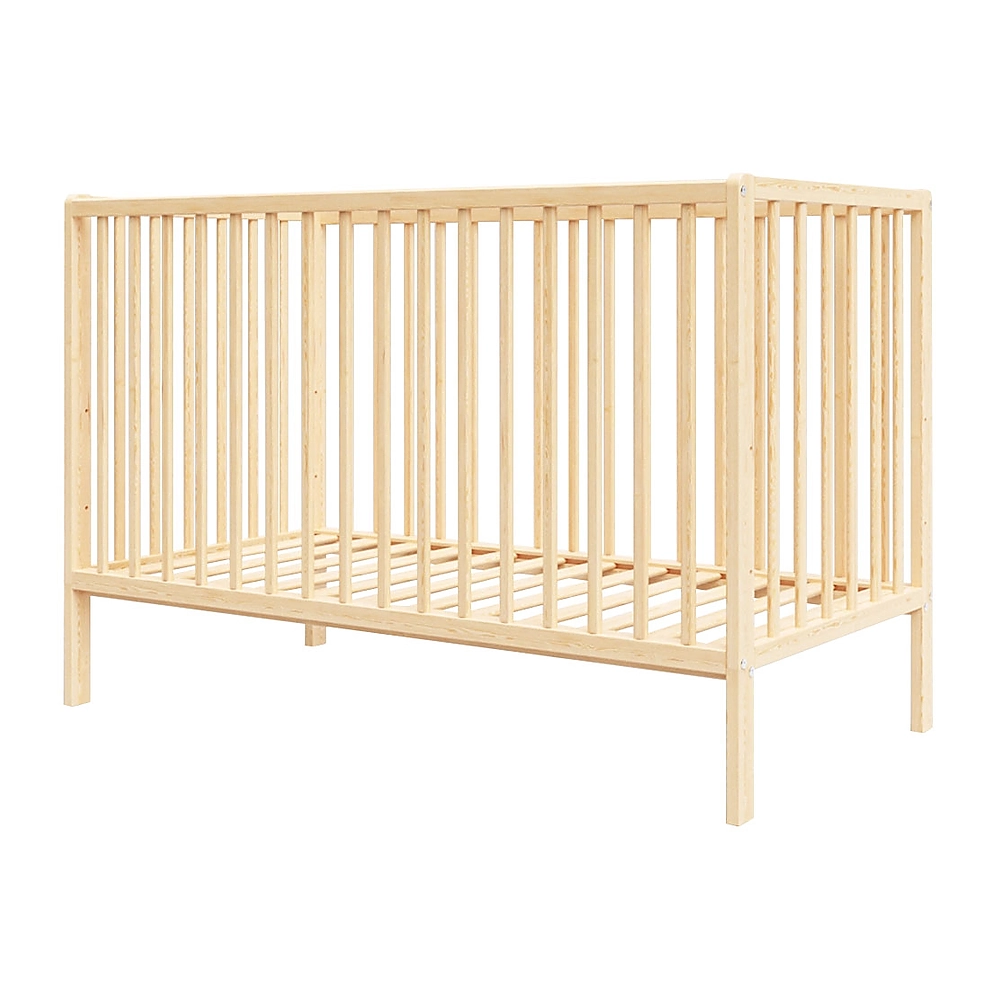 Patut copii din lemn Dominic, 120x60 cm, Natur [1]