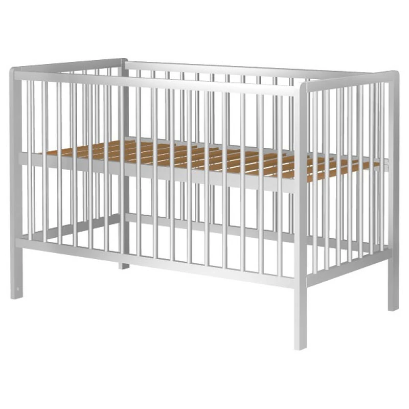 Patut copii din lemn Hubners Dominic 120x60 cm alb [1]