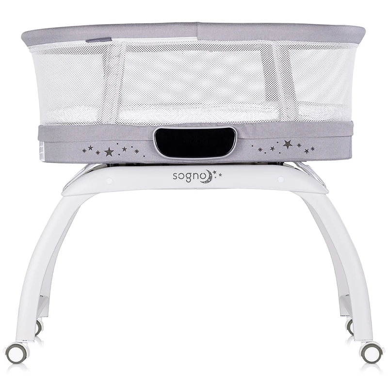 Patut cu leganare si cantar integrat Chipolino Sogno 2 in 1, Grey [2]