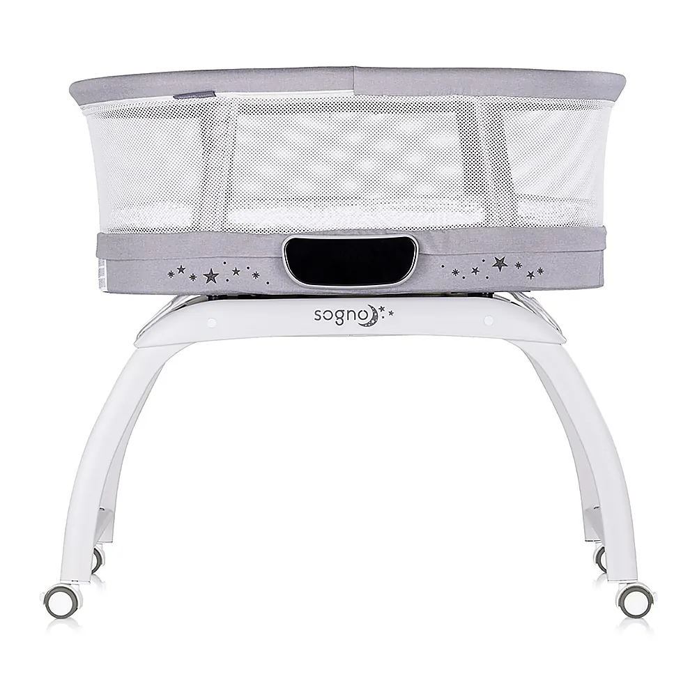 Patut cu leganare si cantar integrat Chipolino Sogno 2 in 1, Grey [2]