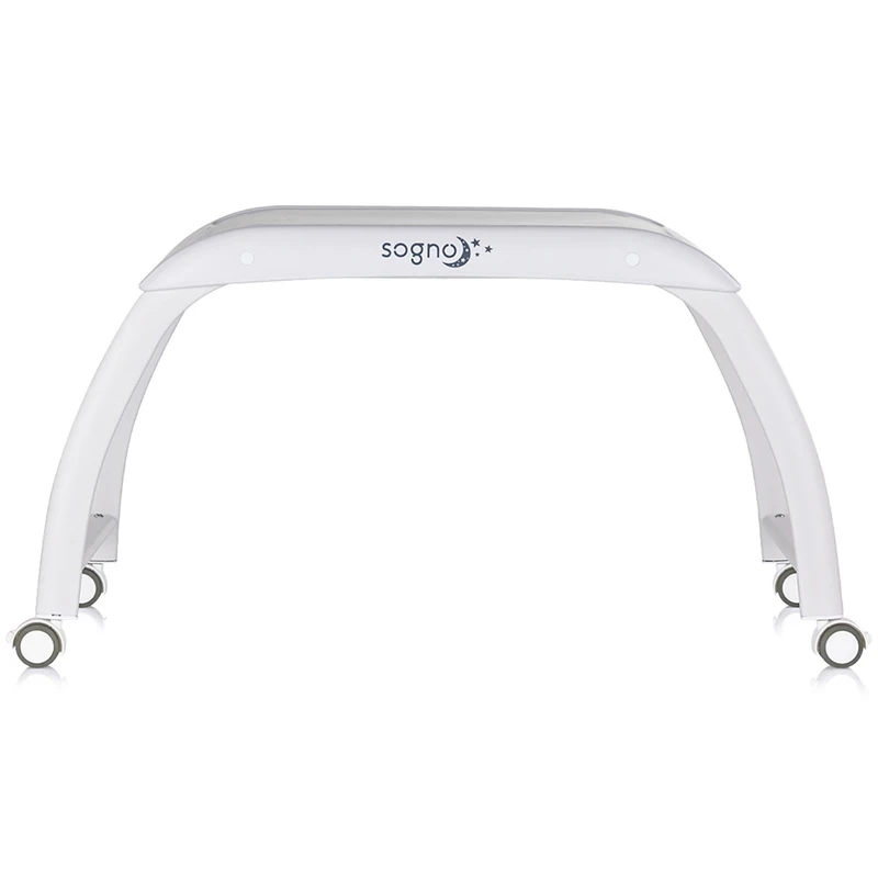 Patut cu leganare si cantar integrat Chipolino Sogno 2 in 1, Pink [6]
