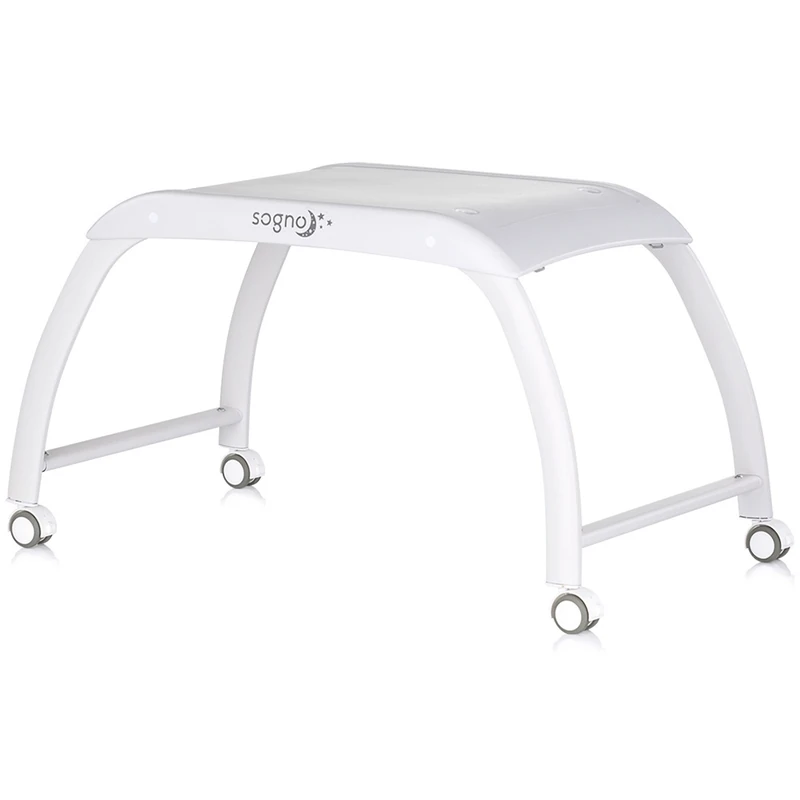Patut cu leganare si cantar integrat Chipolino Sogno 2 in 1, Pink [5]