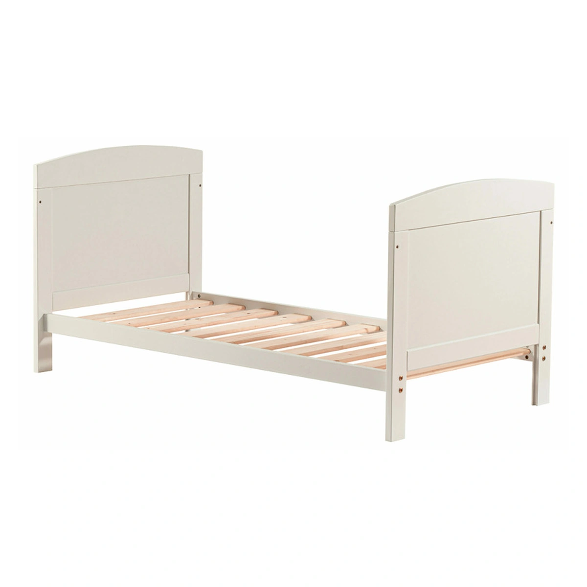 Patut din lemn bebe, 120x60 cm, Transformabil pentru bebe si junior, White, FreeON, Lory [7]