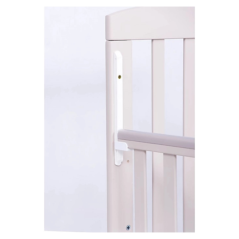 Patut din lemn Drewex Olek 120x60 cm, laterala culisanta - Latte [7]