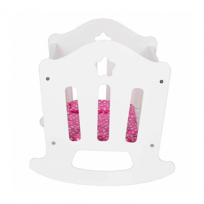 Patut pentru papusi, Free2Play, Cu pernuta confortabila, 46x33x33 cm, White [4]