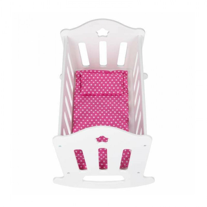 Patut pentru papusi, Free2Play, Cu pernuta confortabila, 46x33x33 cm, White [3]