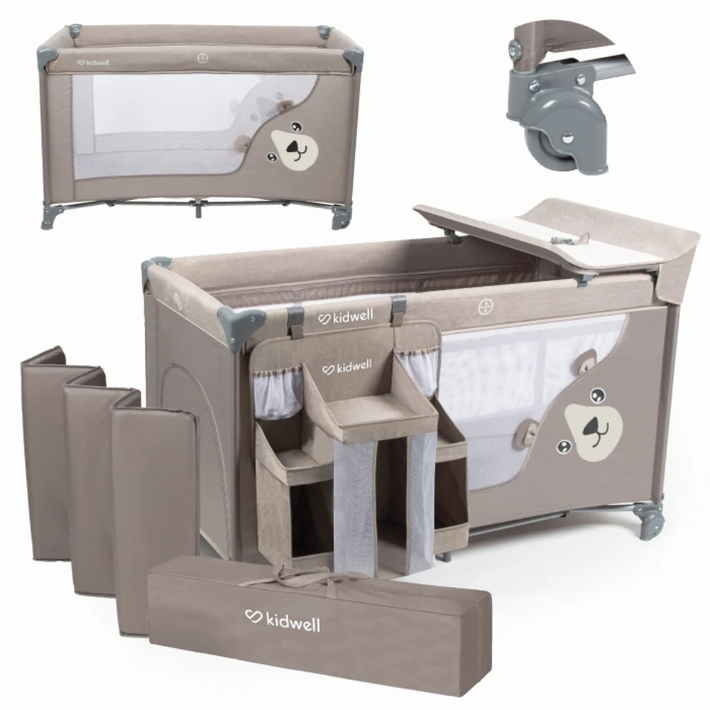 Patut pliabil 3 in 1 Kidwell BLISSY - Beige [7]