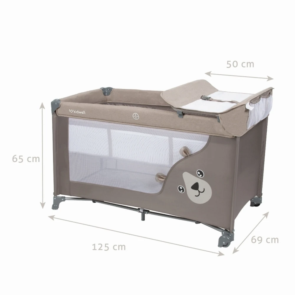 Patut pliabil 3 in 1 Kidwell BLISSY - Beige [5]