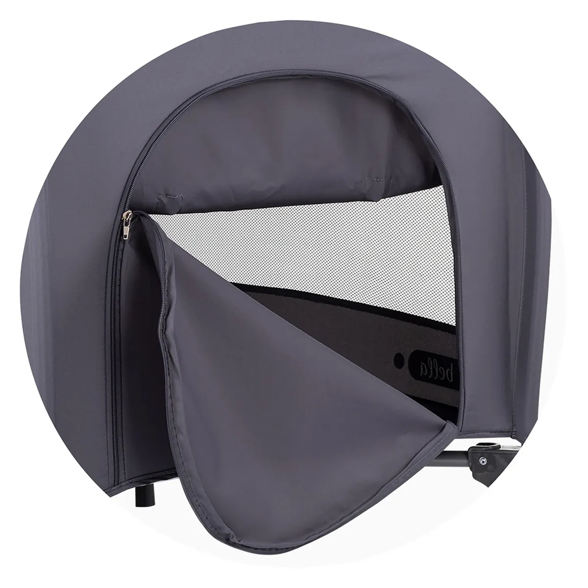 Patut pliabil Chipolino Bella Anthracite [6]