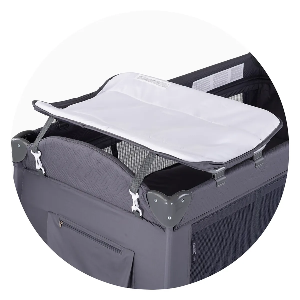 Patut pliabil Chipolino Bella Anthracite [3]