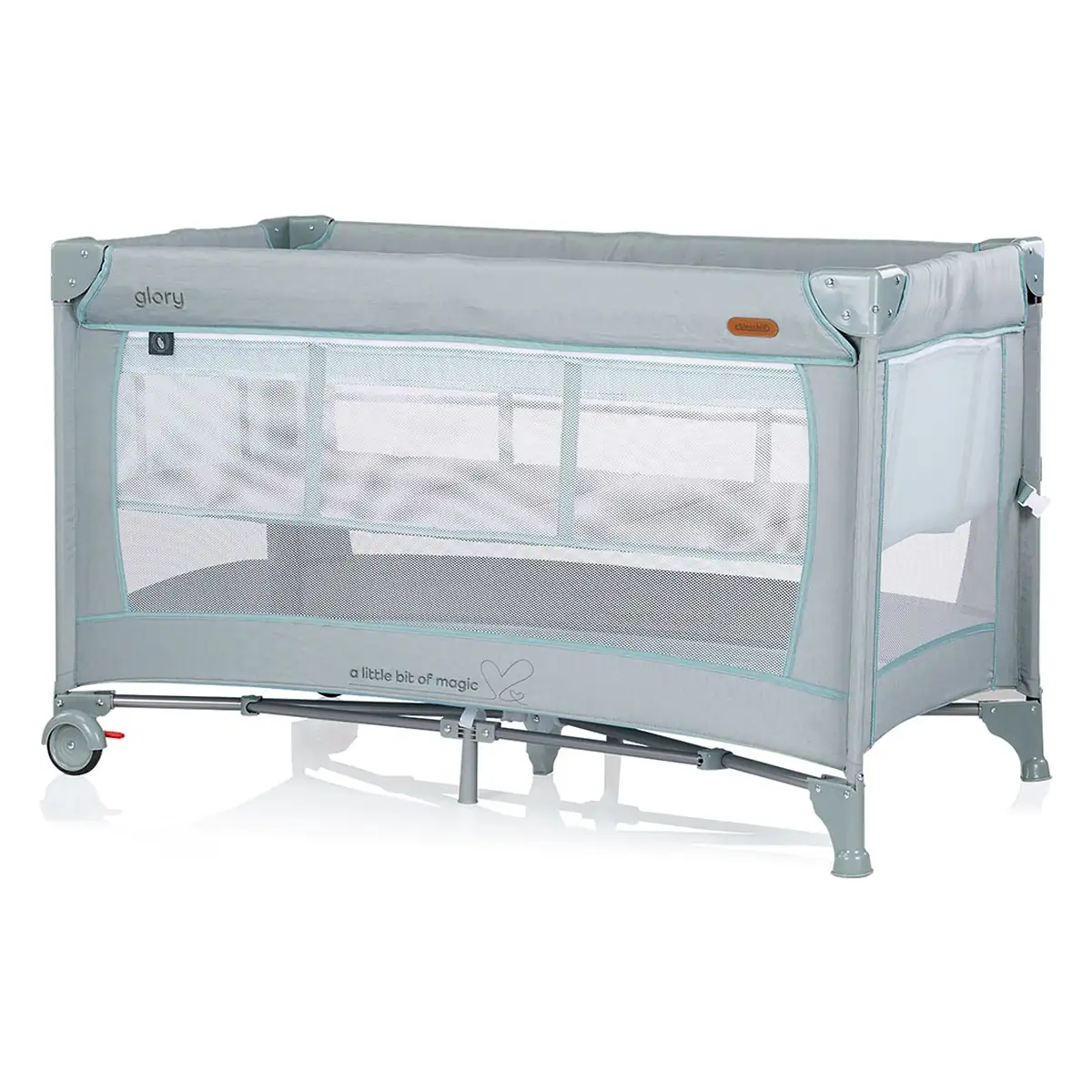 Patut pliabil Chipolino Glory cu laterala culisanta basil [3]