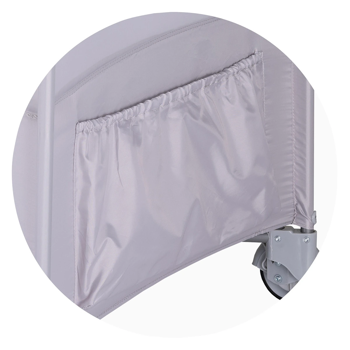 Patut pliabil Chipolino Relax cu laterala culisanta - Cloud [5]