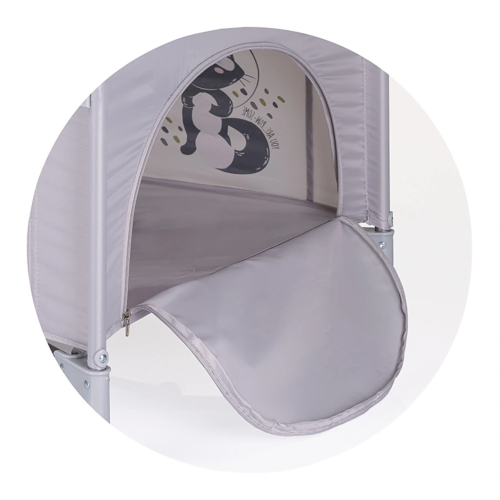 Patut pliabil Chipolino Relax cu laterala culisanta - Cloud [7]