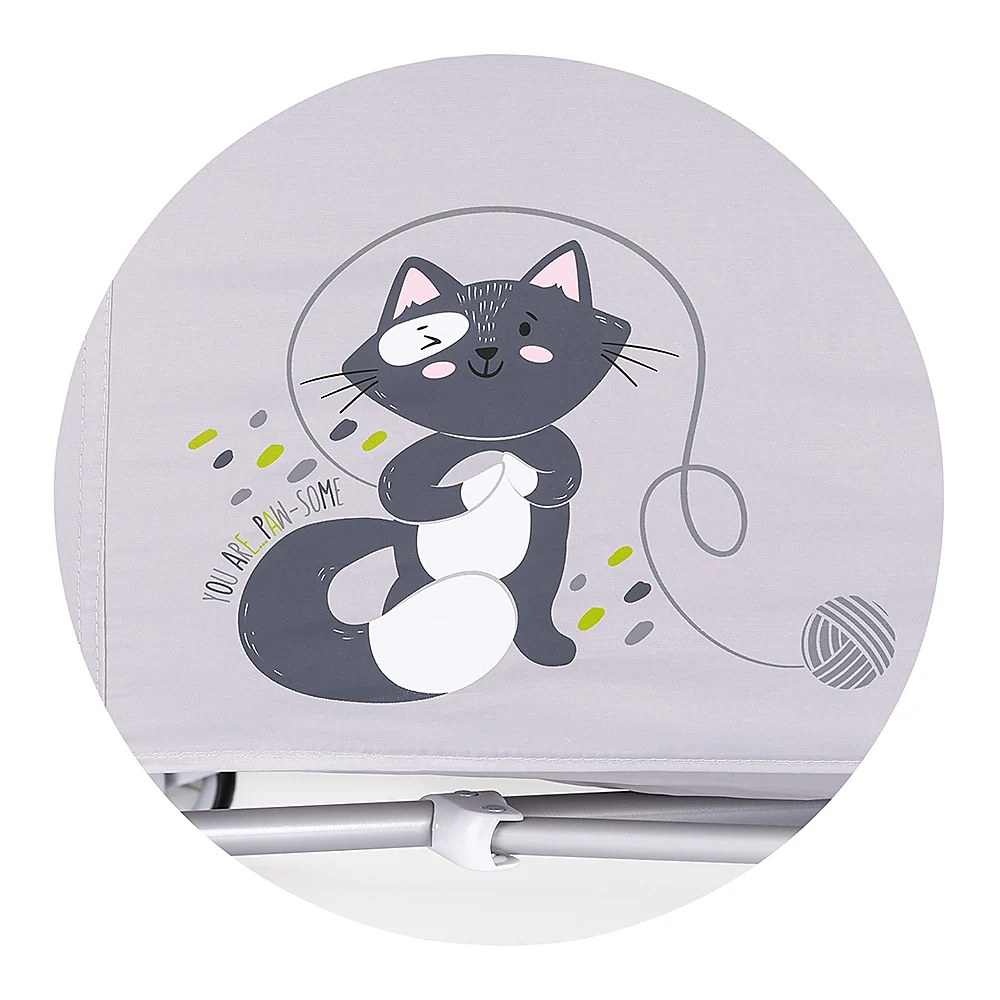 Patut pliabil Chipolino Relax cu laterala culisanta - Cloud [4]