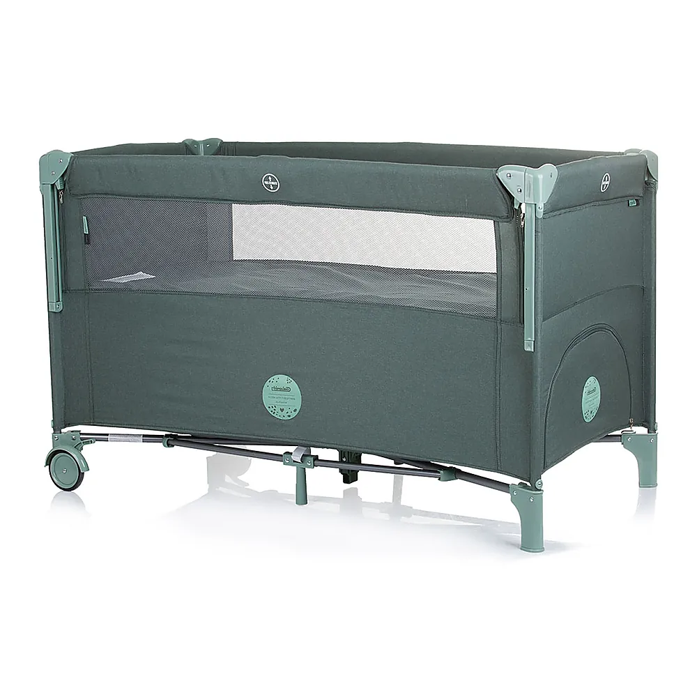 Patut pliabil Chipolino Relax cu laterala culisanta - Pine linen [2]