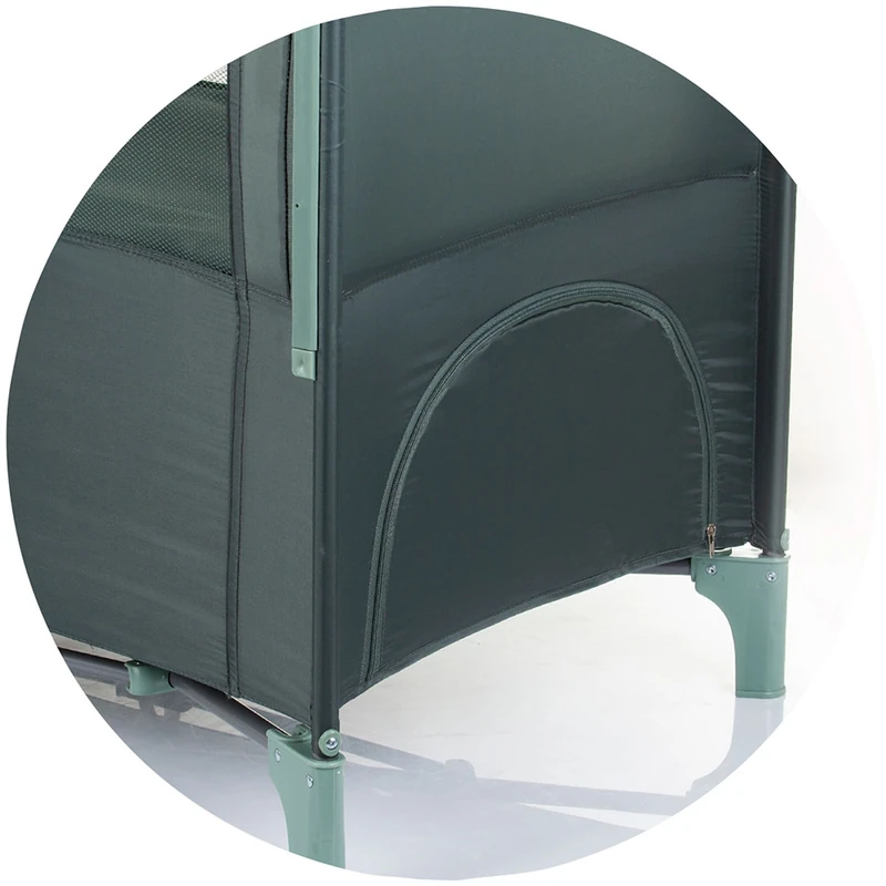 Patut pliabil Chipolino Relax pastel green cu laterala culisanta [7]