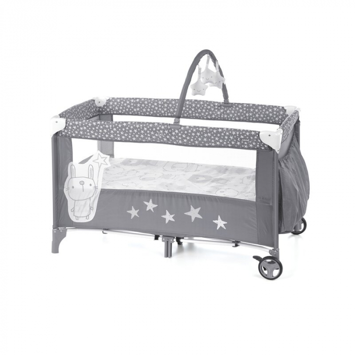 Patut pliant, Jane, Duo Level, Cu roti, Star [1]