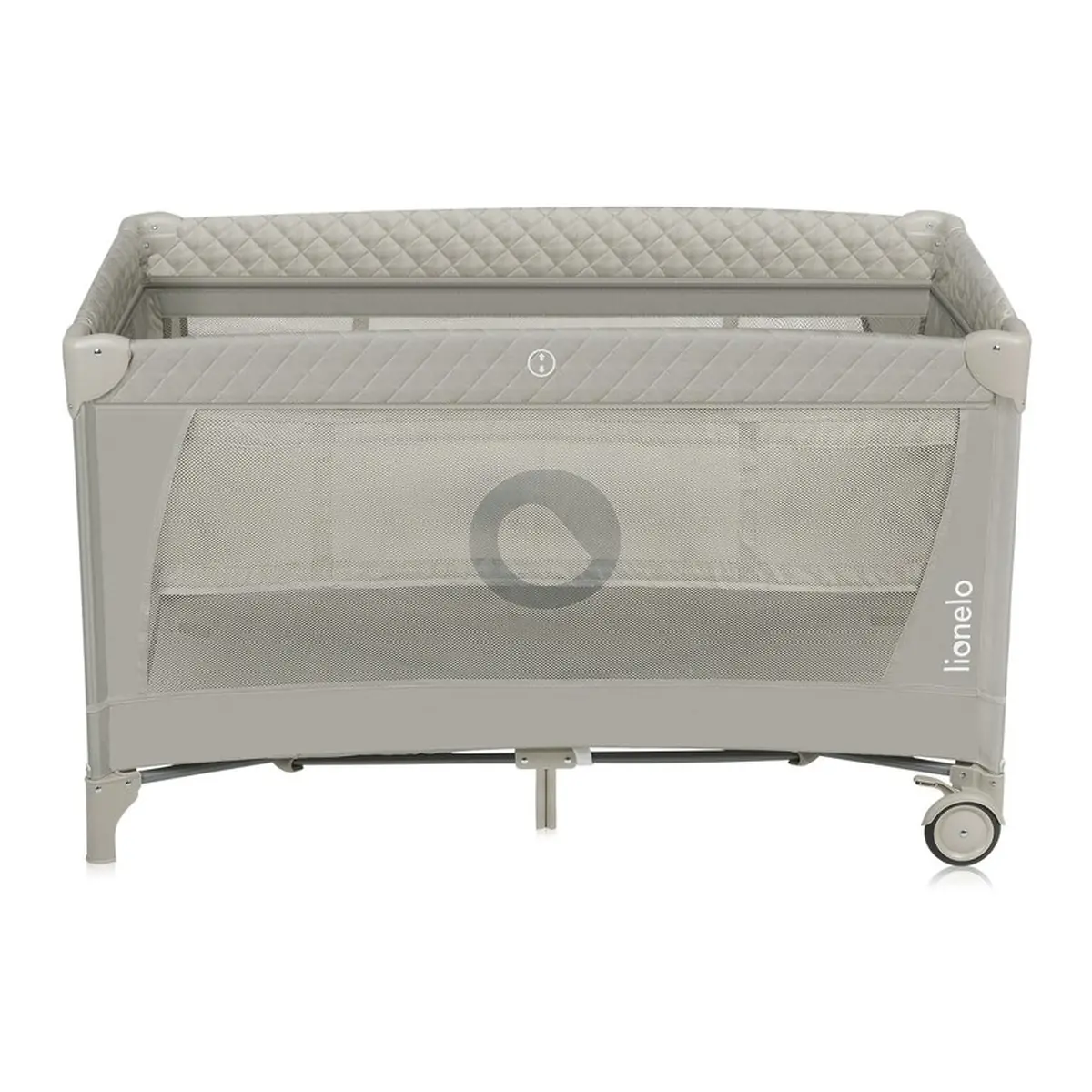 Patut pliant cappucino Lionelo Flower, 2 nivele, 120x60 cm [8]