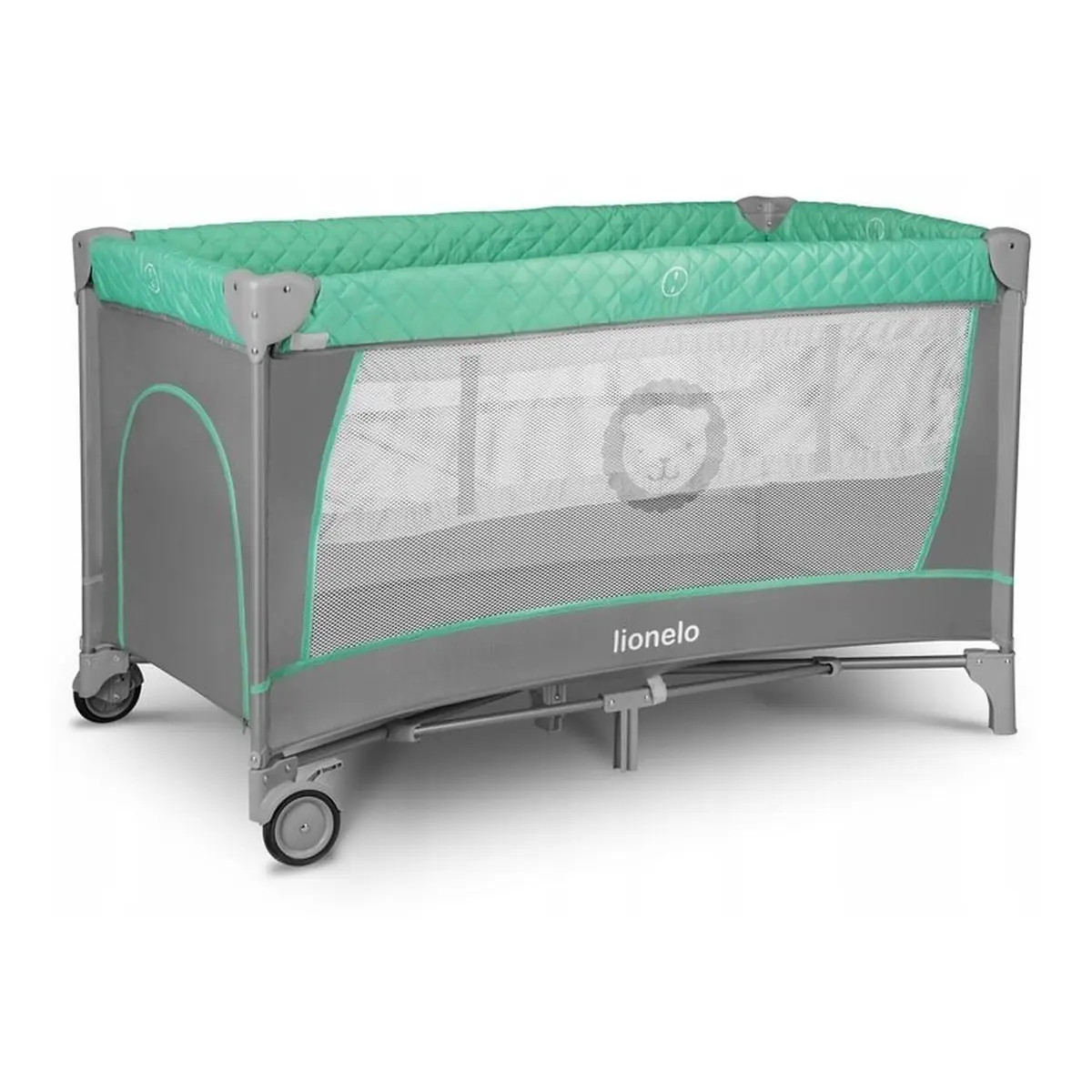 Patut pliant Lionelo Flower Turcoaz 120x60 cm [8]