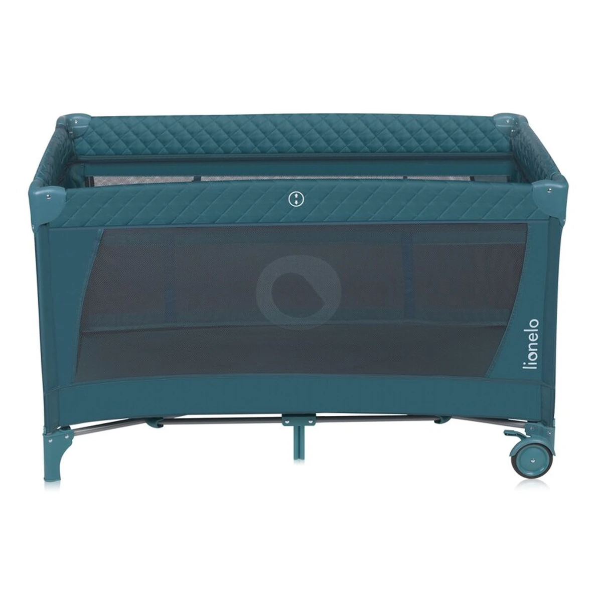 Patut pliant verde Lionelo Flower, 2 nivele, 120x60 cm [7]