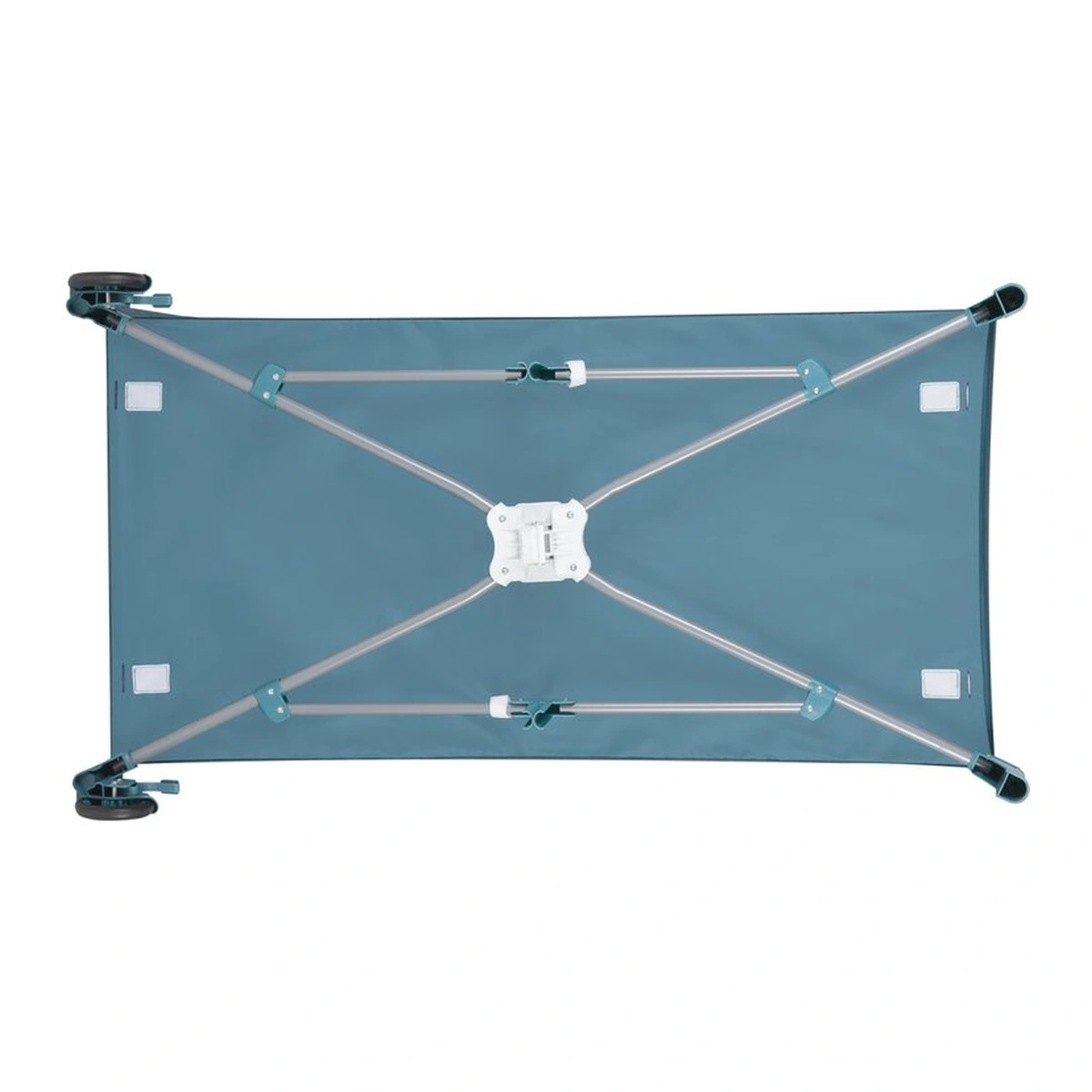 Patut pliant verde Lionelo Flower, 2 nivele, 120x60 cm [10]