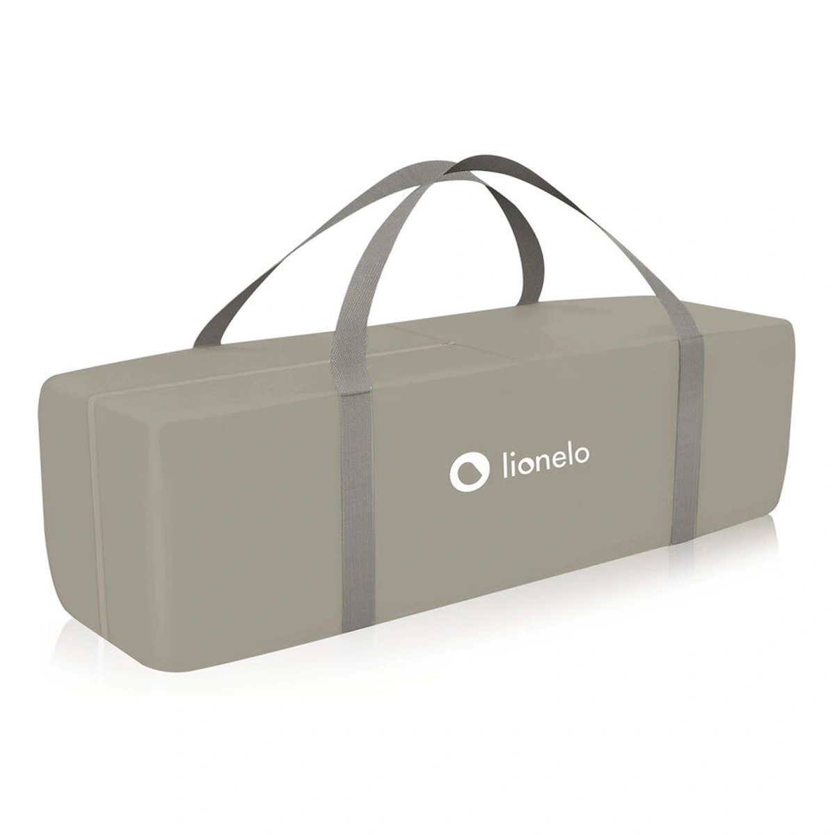 Patut pliant, Lionelo, Stefi Plus, Cu doua nivele, Cu intrare laterala cu fermoar, 2 roti, 120 x 60 cm, Bej [11]