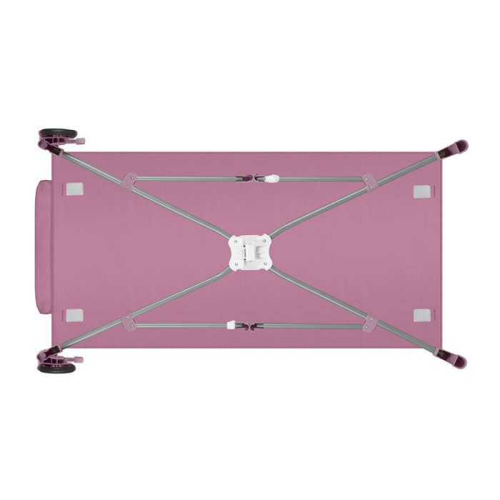 Patut pliant, Lionelo, Stefi Plus, Cu doua nivele, 120 x 60 cm, Roz [11]