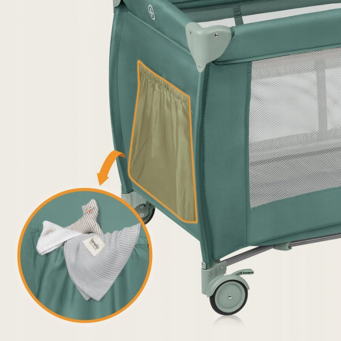 Patut pliant, Lionelo, Stefi Plus Verde Olive [17]
