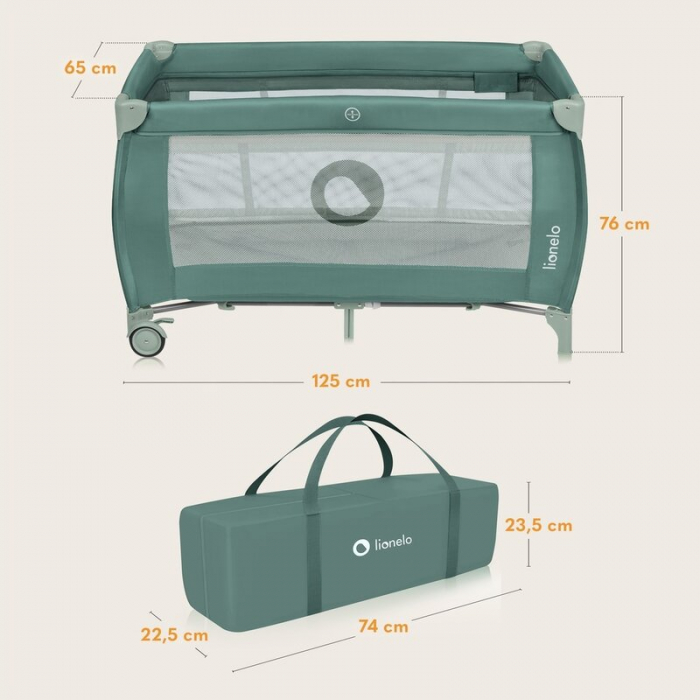 Patut pliant, Lionelo, Stefi Plus Verde Olive [11]