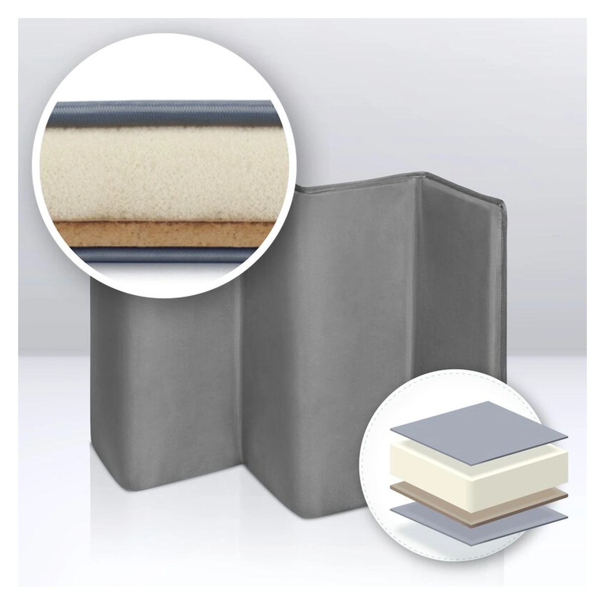 Patut pliant, Lionelo, Stefi Plus, Cu doua nivele, 120 x 60 cm, Roz [27]