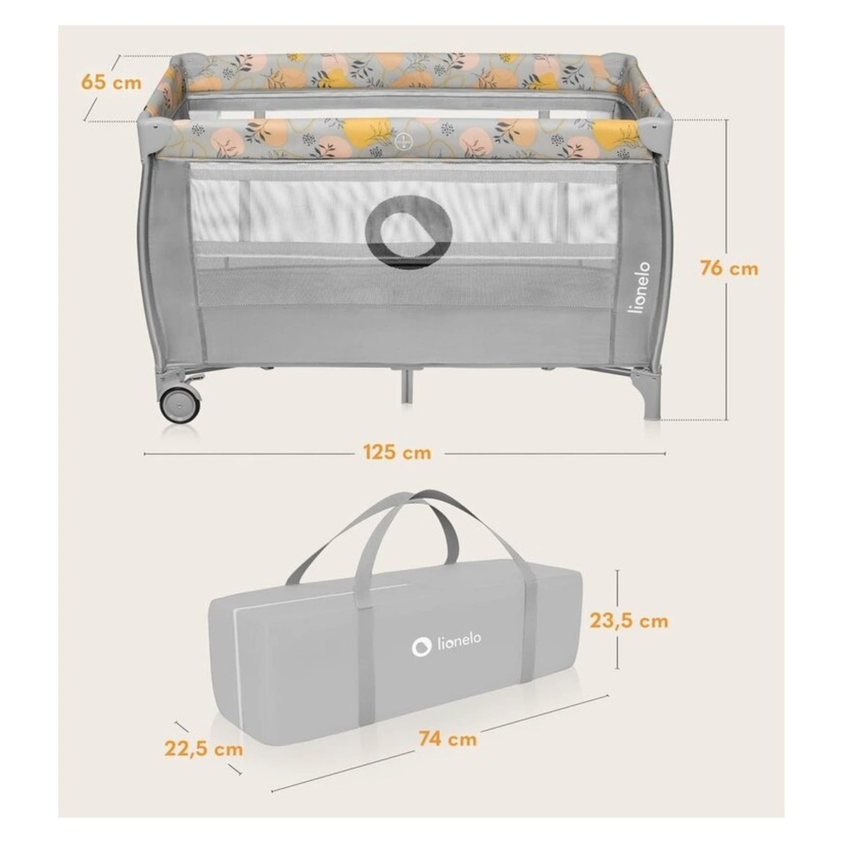 Patut pliant Lionelo Stefi Plus [20]