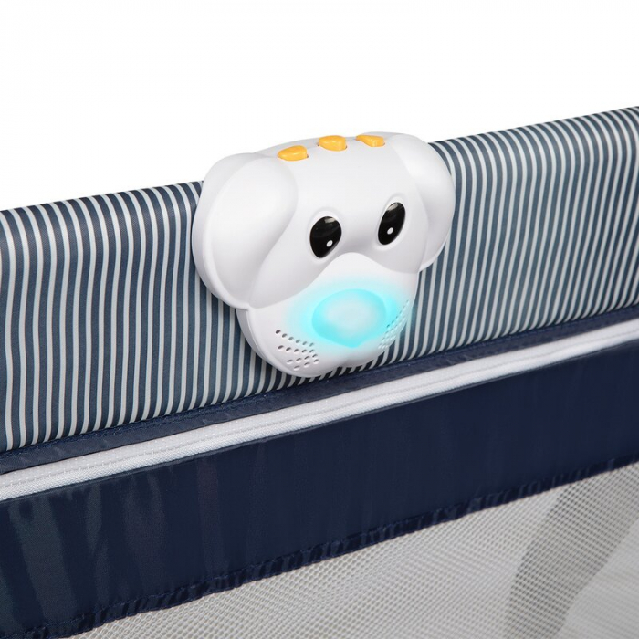 Patut pliant Lionelo Sven Plus Blue Navy 120x60 cm [14]