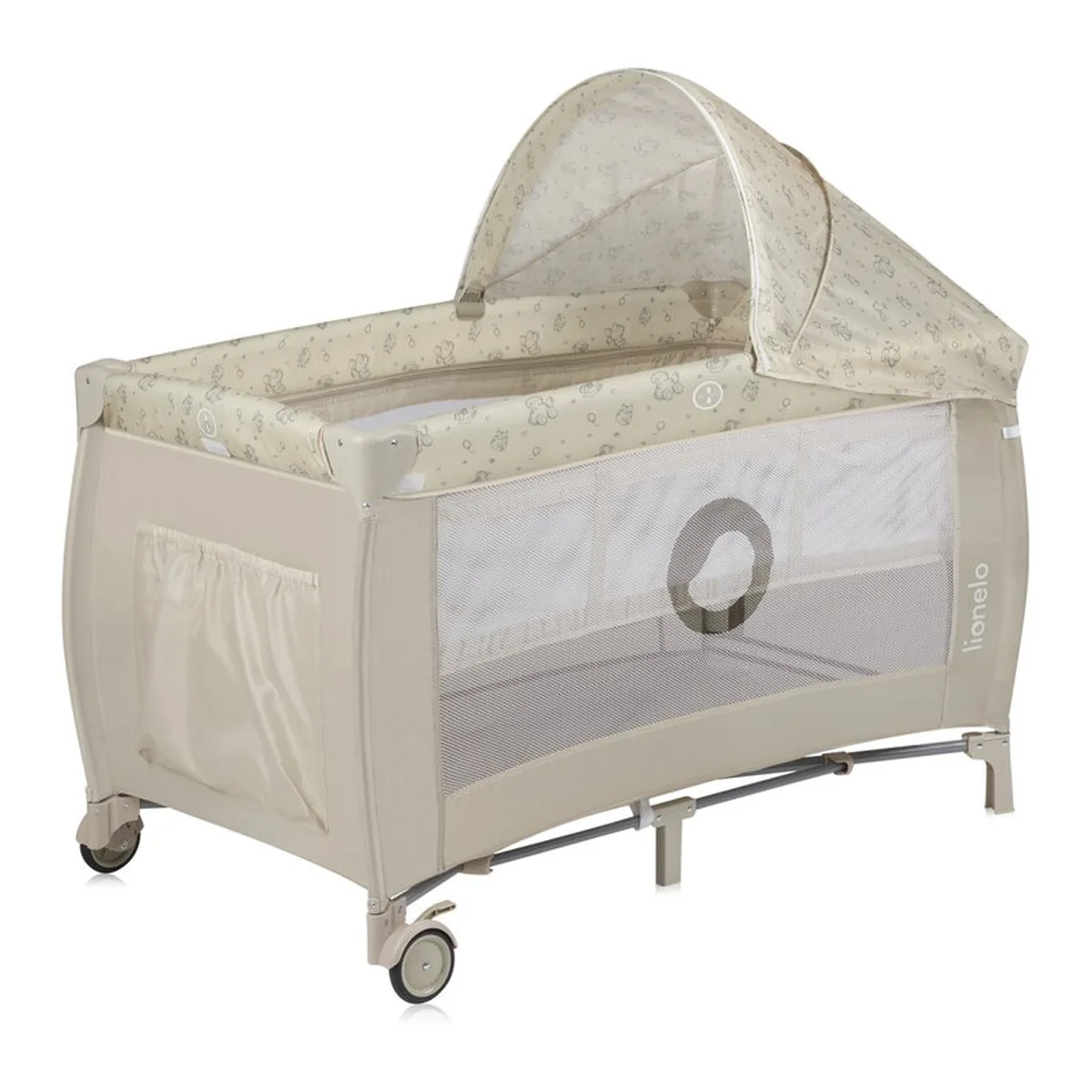 Patut pliant Lionelo Sven Plus Beige Latte 120x60 cm [6]