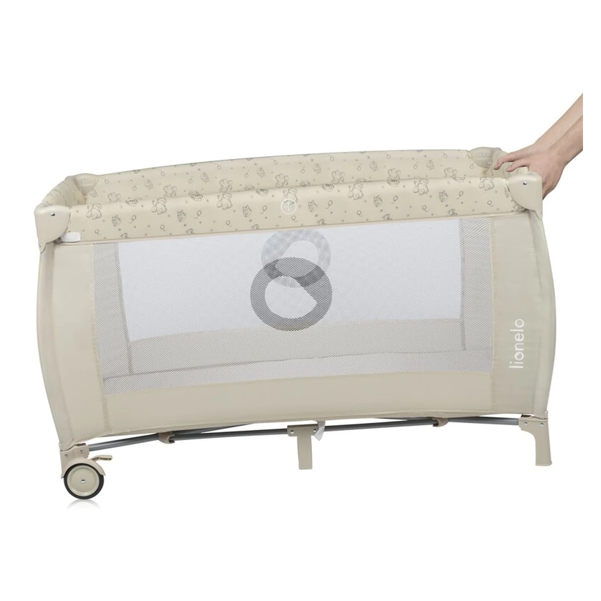 Patut pliant Lionelo Sven Plus Beige Latte 120x60 cm [10]